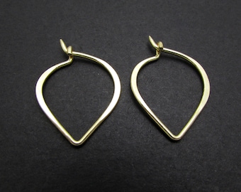 2 Pcs, Ear Wire, 24k Gold plated over  sterling silver