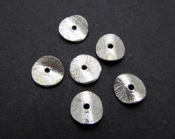 10pcs 925 Sterling Silver Spike Spacer Beads – Edgy Punk Style Jewelry Making
