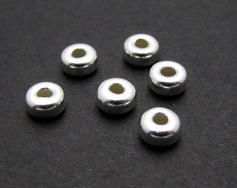 Cocardes en argent sterling de 3 mm, 20 pièces