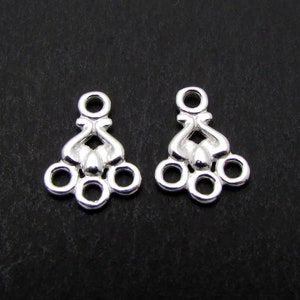 2 Pcs, Sterling Silver Chandelier