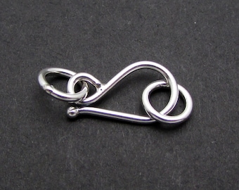 2 Sterling Silver Hook Clasps