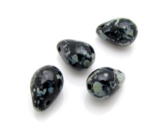 10 Pcs,  6X9mm, Czech Glass Teardrop