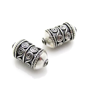 Sterling Silver Bead, 1 Pc