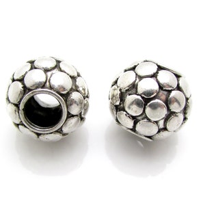 Sterling Silver Bead, 1 Pc