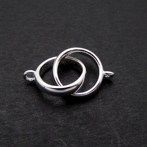 Sterling Silver Connectors, 1 Pc