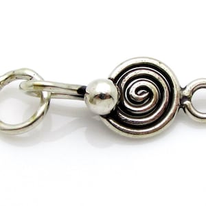 2 Sterling Silver Clasp with ring