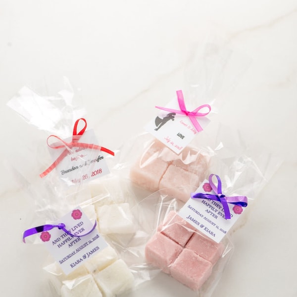 Sugar Scrub Cubes Favors | Holiday Favors | Wedding Favors | Personalized Favors | Bridal Shower Favors | Bachelorette Favors | Baby Shower