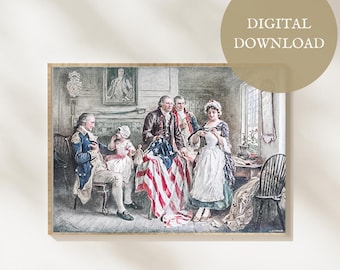 1776 年、百年祭、旗、米国、アメリカ国旗、室内装飾、米国国旗、7 月