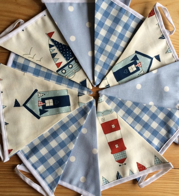 Boys Nautical Bunting Laura Ashley Gingham