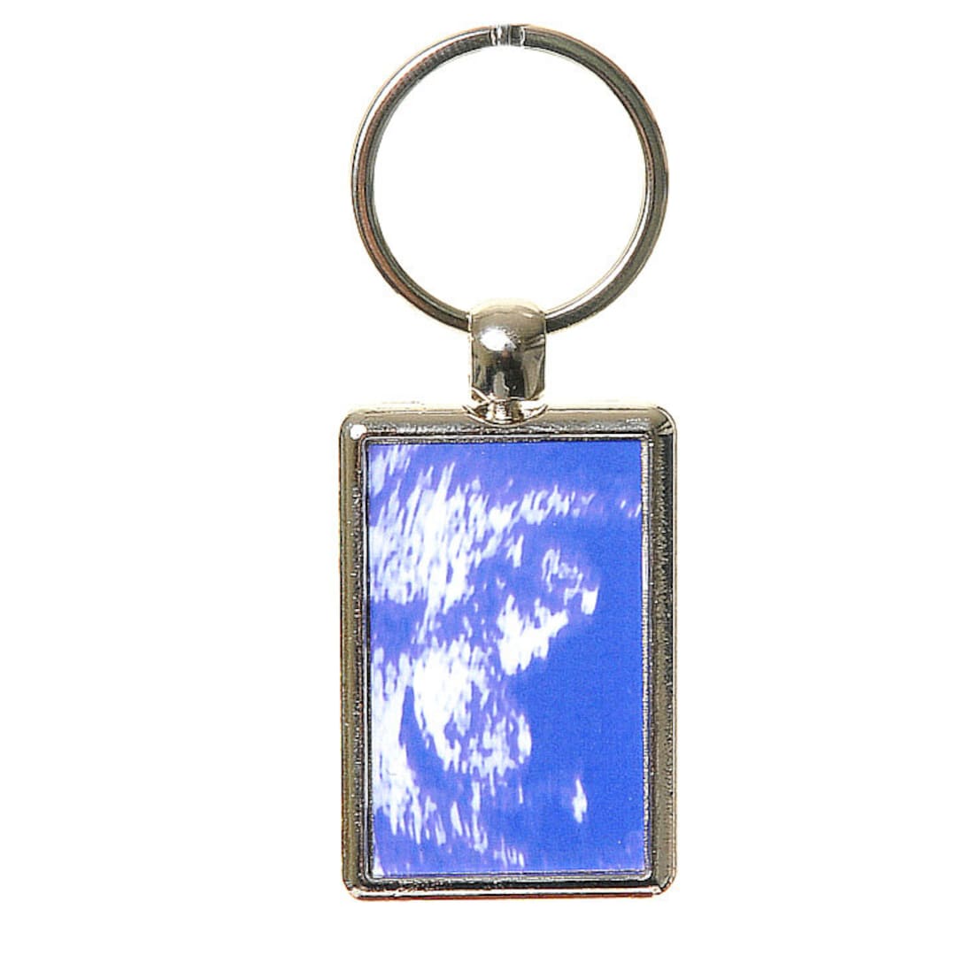 Personalised Coloured Baby Scan Keyring Baby Shower Gift His and Hers