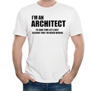 I Am An Architect T-Shirt Gift For Architect Funny T Shirt Shirt Tee image 2