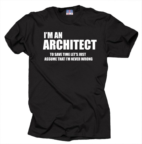 Je Suis Un Architecte T Shirt Cadeau Pour Architecte Drole T Etsy France