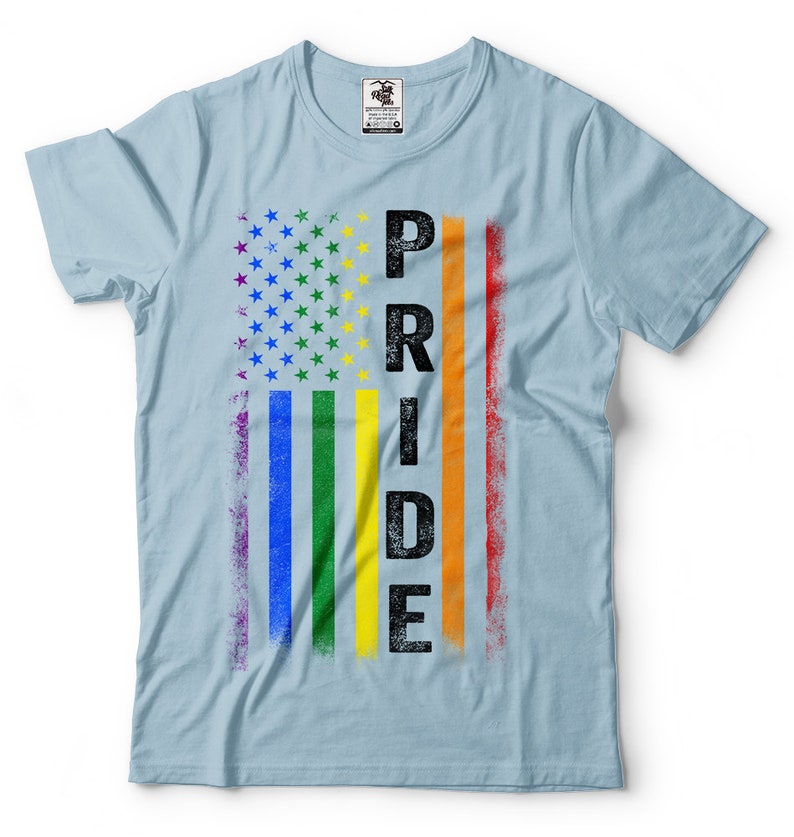 Rainbow American FlagGay Lesbian LGBT Pride Fierce Pride | Etsy