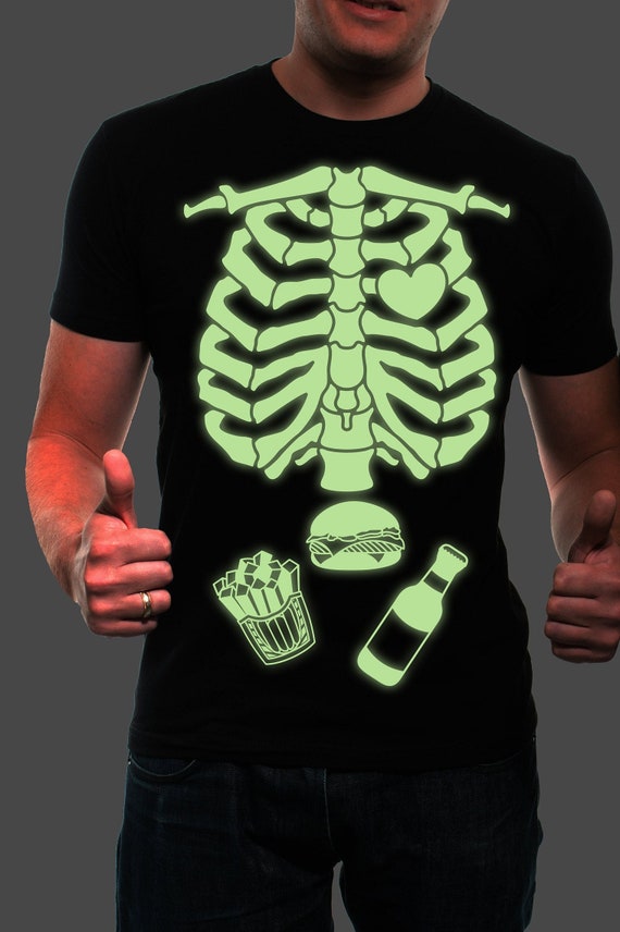 Skeleton Torso Halloween Costume T-shirts Men's T-Shirt