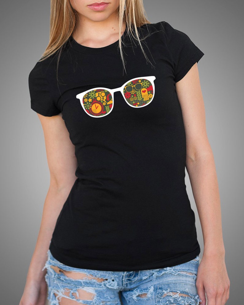 Sunglasses T Shirt Christmas T Shirt Gift Funny Glass Tshirt Etsy