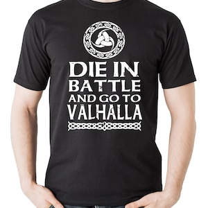 Valhalla T-Shirt Odin Sign Nordic Tee Shirt