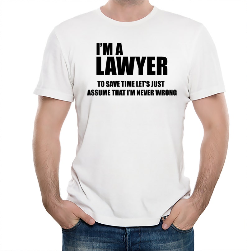 Ich bin ein Anwalt T Shirt Geschenk für Rechtsanwalt lustige Etsy.de