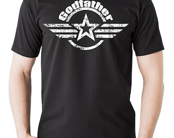 Godfather-T-shirt: ultrakatoen grafisch T-shirt, nieuw Godfather-cadeau