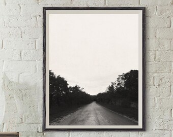 PRINTABLE "On the road" digital download minimal and contemporary photography wall art for home decor