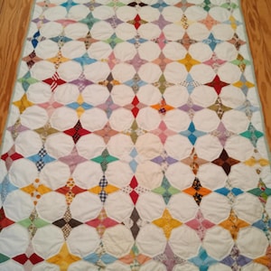 handmade small quilt hummingbird design