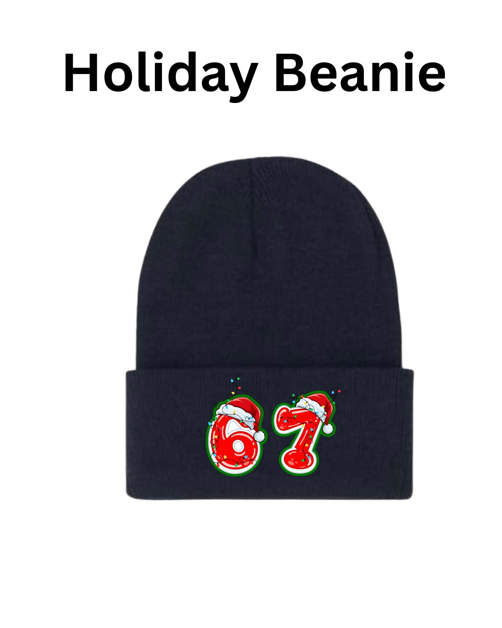 6 7 Holiday Beanie – Fun Christmas Number Hat Kids LOVE - Etsy