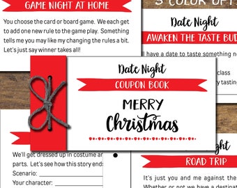 Date Night Couponbuch. Sofortiger Download zum Ausdrucken. Spaß Romantisch. Herren Valentinstag Geschenk Für ihn ihr Mann Frau Freund Freundin.