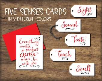 five senses gift tags card 5 senses instant download printable diy christmas gift for him her husband wife valentines love birthday - What To Buy My Husband For Christmas five senses gift tags card 5 senses instant download printable diy christmas gift for him her husband wife valentines love birthday - What To Buy My Husband For Christmas
