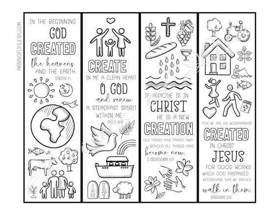 Christian Coloring Bookmarks - Bible Verse Color Your Own Book Marks - Anti  Stress - Art Therapy - Adult Coloring - 100 Bulk Pack All The Same Design