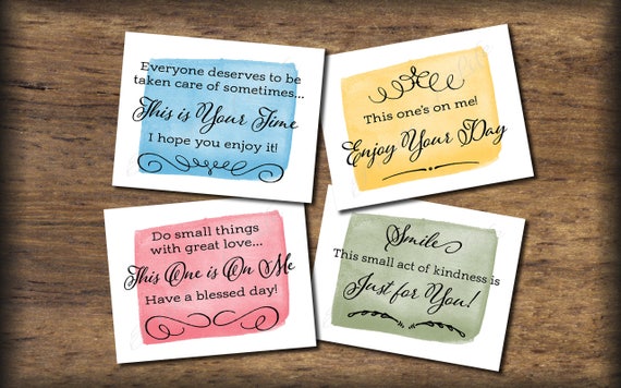 Five Senses Gift Tags & Birthday Card. Instant Download Printable