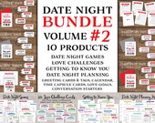 Date Night Bundle - Volume 2. Instant download printable. Date box couple. Wedding Christmas Valentines day gift for him. Love Challenges.