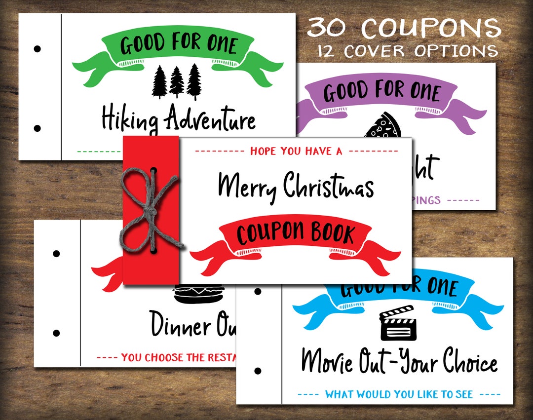 Kids Coupon Book. Printable Gift Idea. Instant Download. - Etsy
