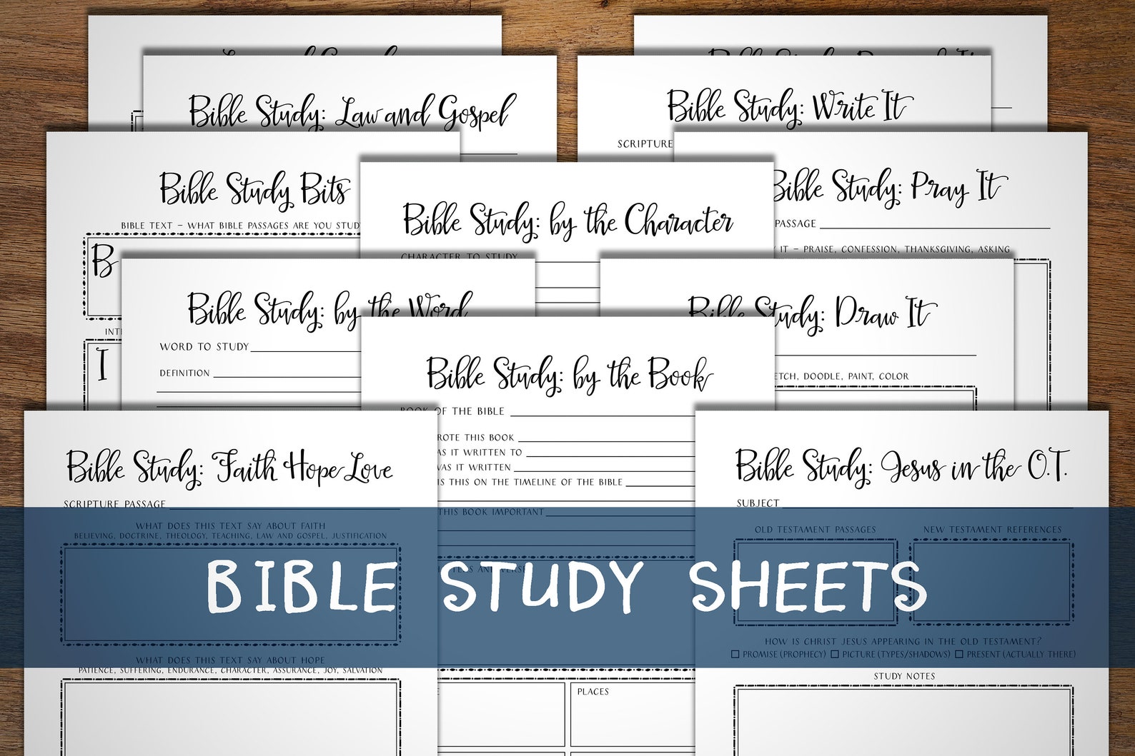 Bible Study Planner Volume 2. Instant Download Printable. - Etsy