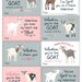 Kids Valentine Cards for School. Cute Goat Animals. Valentines - Etsy
