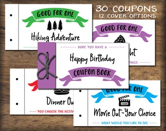 Kids Coupon Book. Printable Gift Idea. Instant Download. DIY | Etsy