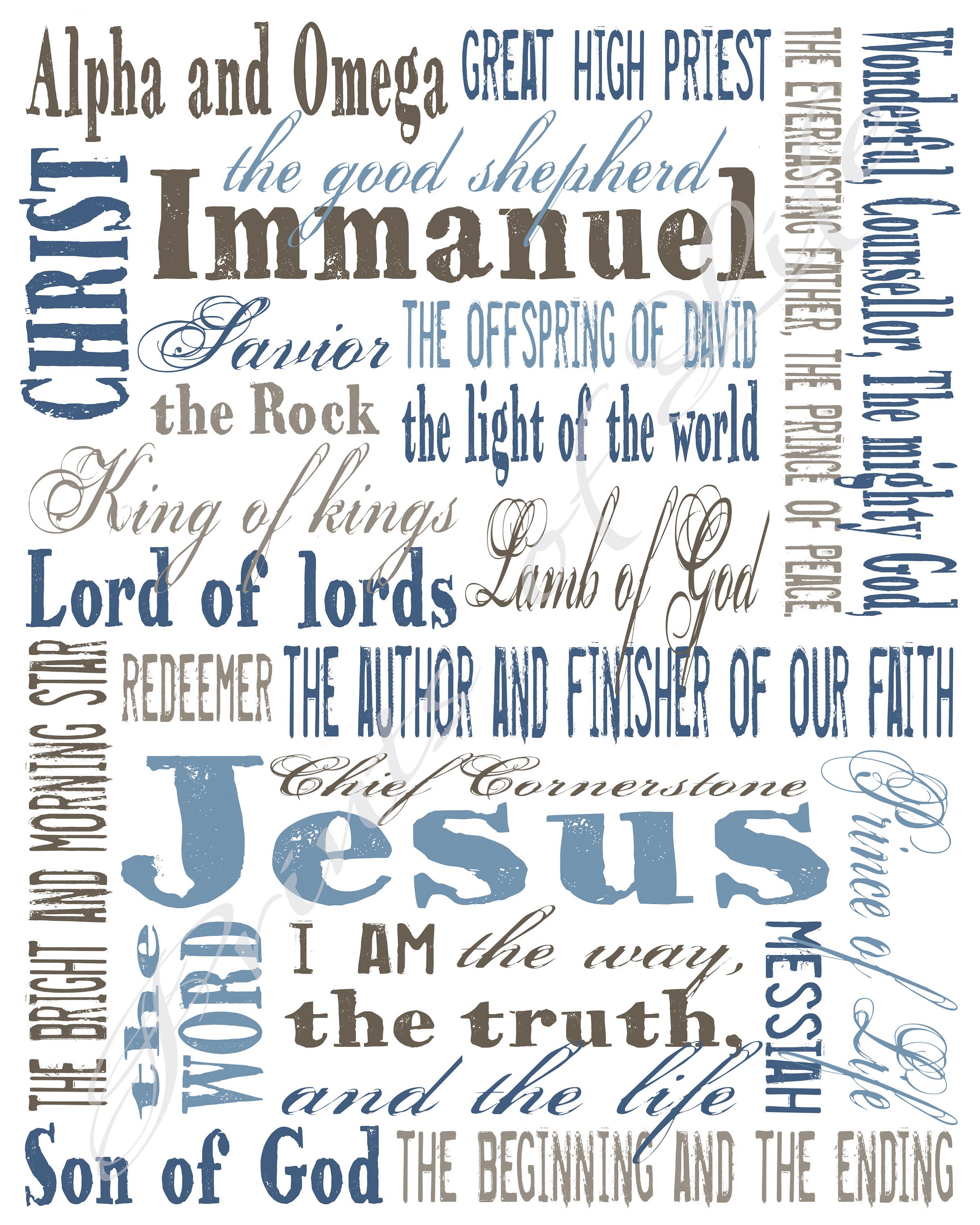 200 Names Of Jesus Printable 200 Names Of Jesus Printable