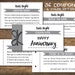 Anniversary Date Night Coupon Book. Instant Download Printable. Fun ...