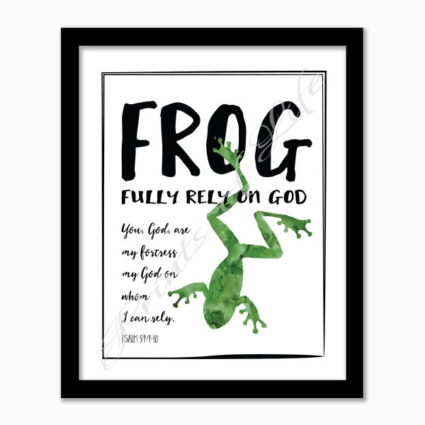 fully-rely-on-god-sign-etsy