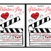 Valentines Day Printable Redbox Code Gift Card. Instant Download Digital PDF Print. Movie Night ...