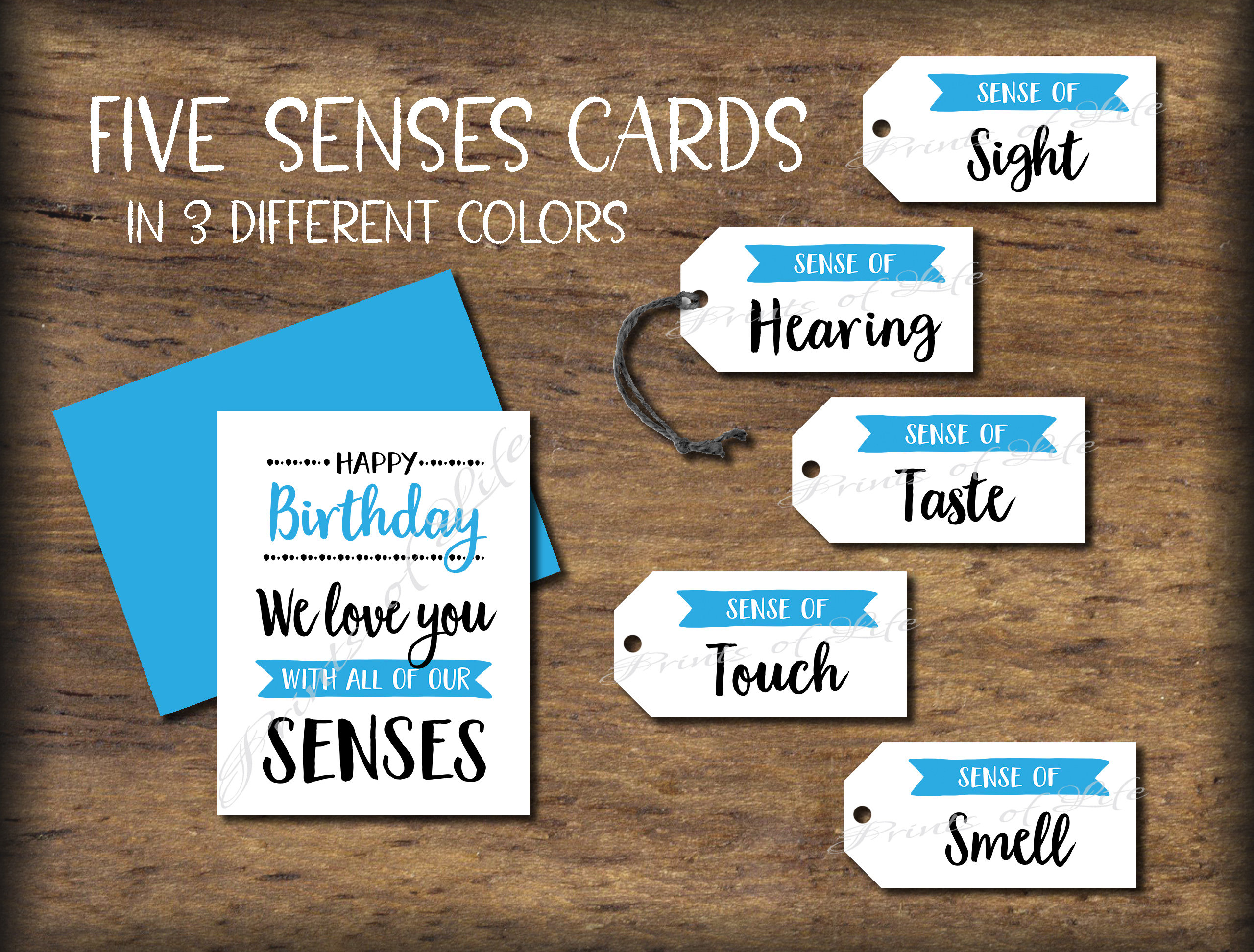 5 senses gift idea for the friend, family member or boyfriend