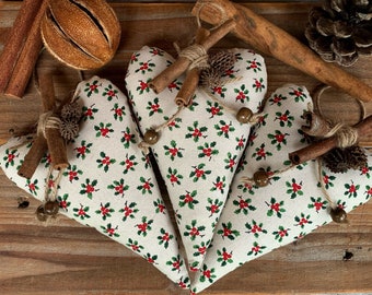 Christmas heart decoration