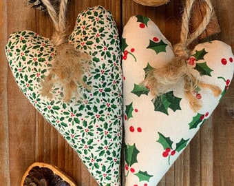 Christmas heart decorations
