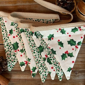 Christmas fireplace garland or bunting