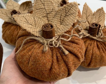 Harris Tweed pumpkin