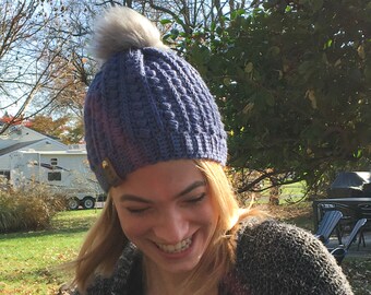 Beanie with Pompom * Winter Accessories * Custom/Made to Order
