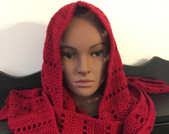 Little Red's Hooded Scarf *DIGITAL PATTERN*
