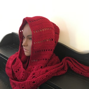 Little Red's Hooded Scarf DIGITAL PATTERN image 3