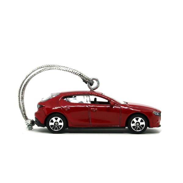 MAZDA 3 Matchbox Ornament - Red 2019 Mazda 3