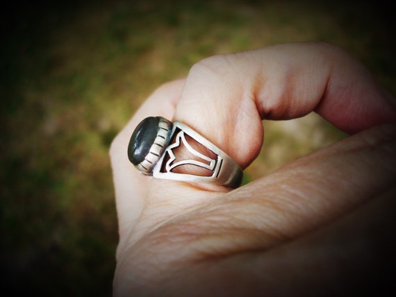 Labradorite Ring Size 7 1/4 Oxidized Silver Jewelry - Etsy