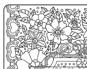 Coloring Page to Relax Soothing calm and delightful pages to | Etsy
