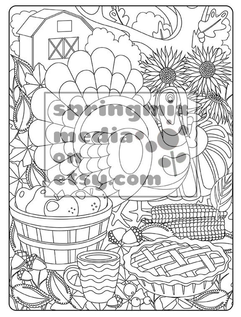 Coloring Page to Relax Soothing calm and delightful pages to | Etsy